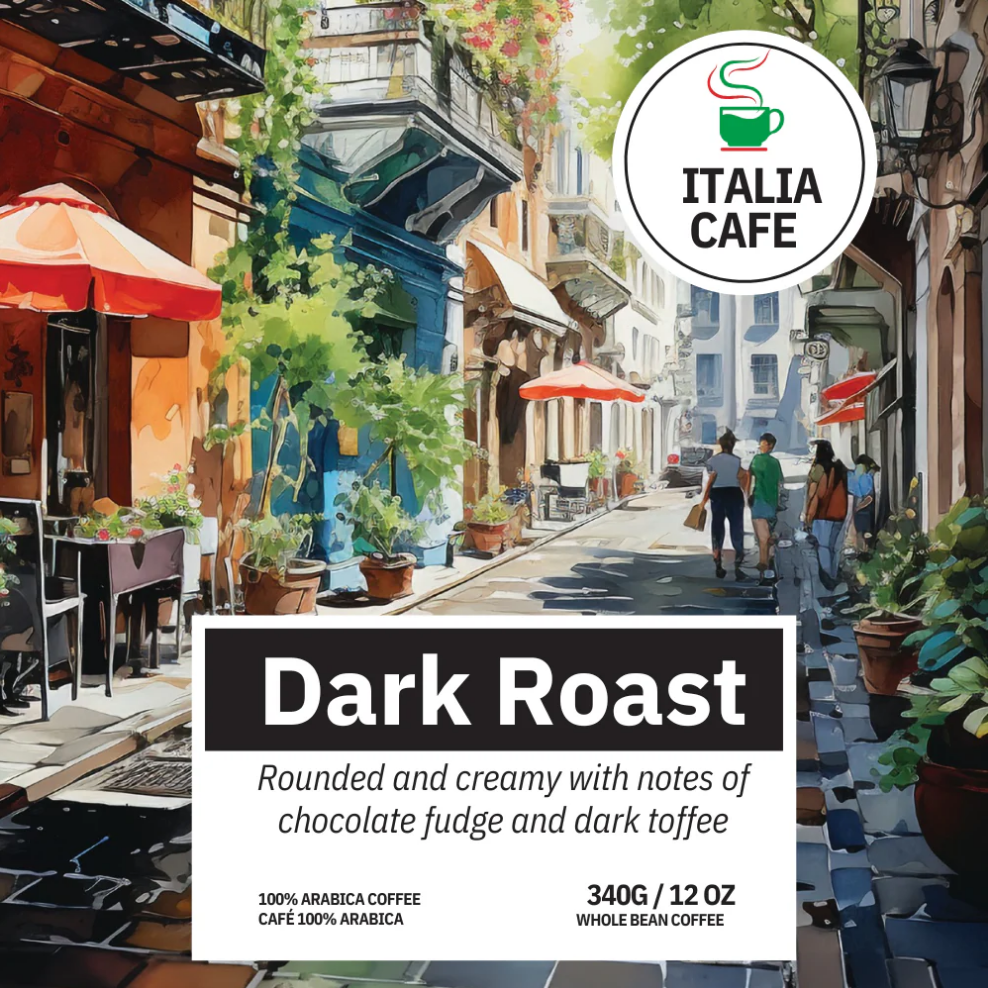 Italia Cafe Coffee Beans Dark Roast